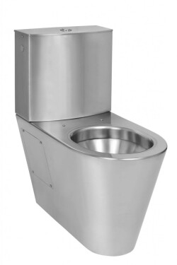 SANELA - Nerezová WC WC kombi, nerez SLWN 15