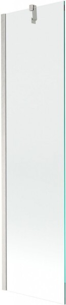 MEXEN/S - Next vanová zástěna FIX 50 x 150, transparent, nikl kartáčovaná 895-050-000-00-00-97
