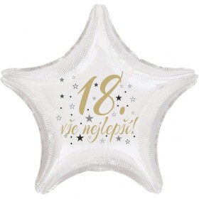 18. narozeniny balónek hvězda Balonky.cz 18. narozeniny balónek hvězda Balonky.cz