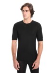 Pánské merino triko krátký rukáv ICEBREAKER Mens 175 Everyday SS Crewe, Black velikost: XL
