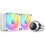 NZXT Kraken 240 RGB bílá / 2x120mm / Fluid Dynamic Bearing / 2800 RPM / 33.88 CFM / RGB / LCD / AMD + Intel (RL-KR240-W1)