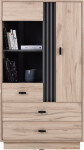 Vitrína AllMo AL4 Barva korpusu + barva dveří: Kašmír + Antracit