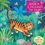 Usborne Book & 3 Jigsaws: The Jungle - Sam Taplin