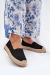 Dámské Espadrilky Na Platformě Vinceza 17392 Černé 36