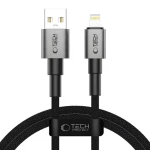 Tech-Protect UltraBoost DNA šedá / Kabel / USB-A - Lightning / 15W / 2,4A / 100 cm