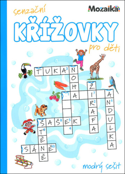 Senzační křížovky pro děti - modrý sešit