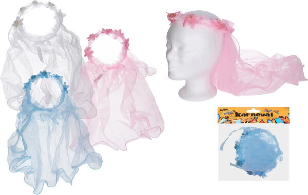 Set karneval W026067 - čelenka se závojem