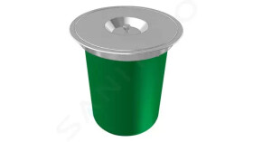 FRANKE - KEA Vestavný odpadkový koš E12, zelená/nerez 134.0035.042