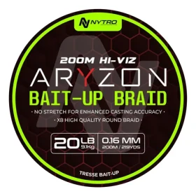 Nytro Šňůra Aryzon Hiviz Bait-Up Braid 200m 0,16mm 9,1kg (20600041)