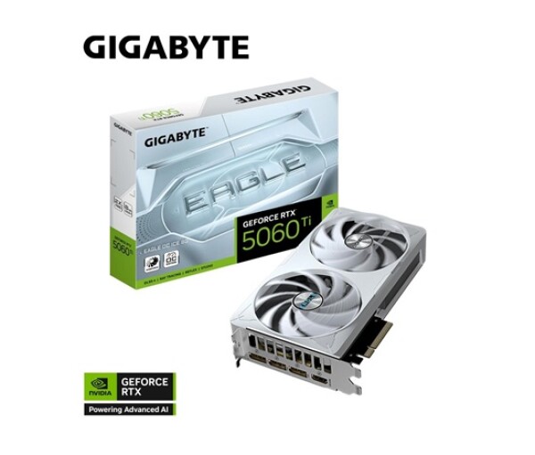GIGABYTE VGA NVIDIA GeForce RTX 5060 Ti EAGLE ICE OC 8G, 8G GDDR7, 3xDP, 1xHDMI EDF_1706156