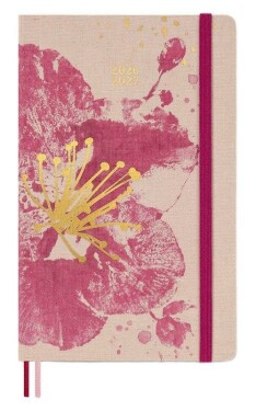 18měsíční diář Moleskine Sakura 2026-27 - tvrdé desky, L, týdenní