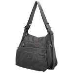 Trendy dámský textilní kabelko-batoh Coveri Venesta, šedý new