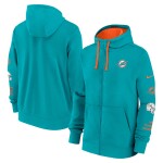 Nike Pánská mikina Miami Dolphins NFL Full-Zip Club Fleece Hoodie Velikost: S