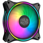 Cooler Master MasterFan MF120 HALO ARGB šedá 3ks / 120 mm / Two Ball Bearing / 30 dB @ 1800 RPM / 4-pin + 3-pin RGB (MFL-B2DN-183PA-R1)