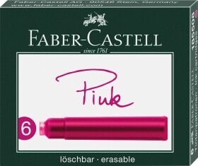 Faber-Castell Inkoustové bombičky růžové 0025/1855080 6 ks