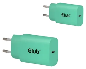 Club 3D CAC-3020 zelená / Nabíječka USB-C / 2-pack / 30W / Power Delivery (CAC-3024)