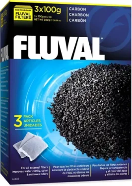 Fluval Aktivní uhlí / Náplň do akvarijního filtru / 3x 100 g (410754)