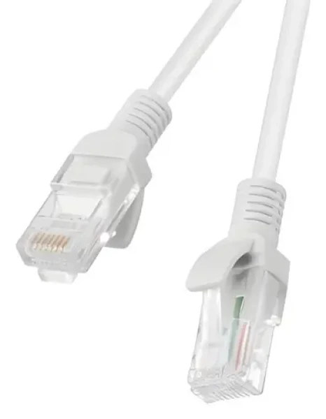 Lanberg UTP CAT.5E 15m šedý / Patch kabel / RJ45-RJ45 / CCA / Fluke Passed (PCU5-10CC-1500-S)