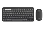 Logitech Pebble 2 Combo for Mac Tonal / Sada klávesnice a myši / Bezdrátová / Bluetooth / DE layout (920-012208)