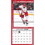 JF Turner Kalendář Carolina Hurricanes NHL 2026 Wall Calendar