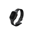 UNIQ DANTE PRO řemínek pro Apple Watch 49 46 45 44 mm - GRAPHITE BLACK (černá) (8886463692257)