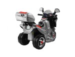 Mamido Dětská elektrická motorka stříbrná