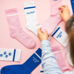 Bella Rose Ponožky Kočičí sluha velikost M (40-43), bílá barva, textil