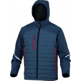 Bunda MOTION z dvojího materiálu, s kapucí, softshell 96%, polyester 4% elastan