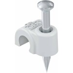 OBO Bettermann 2227460 Spona na hřebíky 200 ks šedá