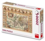 Puzzle Historická mapa světa 2000 dílků