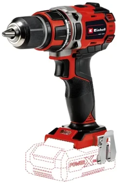 Einhell TE-CD 18/50 Li BL Solo červená/černá / Aku vrtací šroubovák / 18V / 50 Nm / 1800 ot/min / bez aku (4513887)