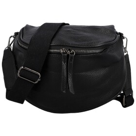 Stylová dámská koženková kabelko-ledvinka Ergitta Newa, černá