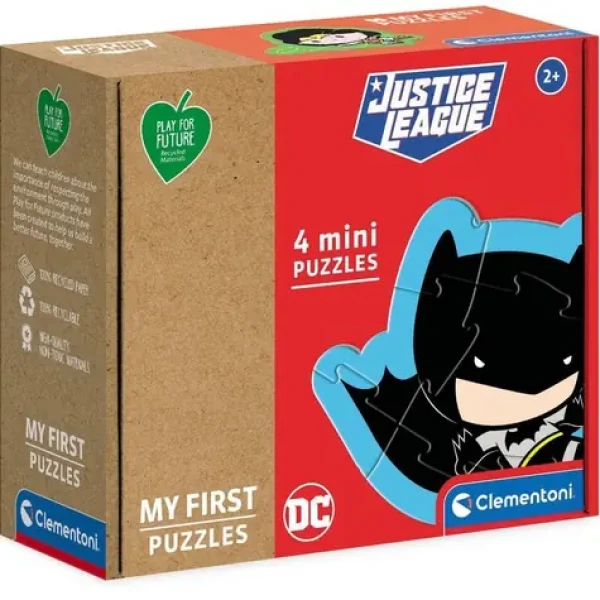 Clementoni Moje první PUZZLE Justice League: Superhrdinové 4v1