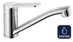 AQUALINE - SINTRA umyvadlová baterie s otočnou hubicí, úsporný perlátor 6 l/min, chrom SX001-02