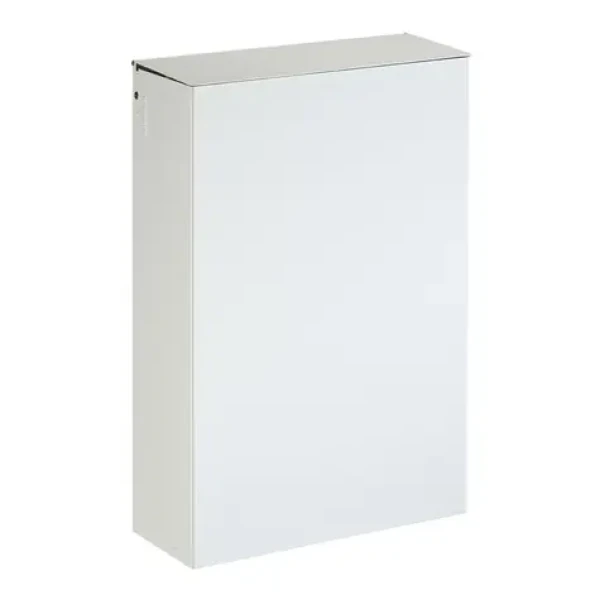 Rossignol Blanka 51348 bílý / Nástěnný koš s víkem / 20 L (3019920513481)
