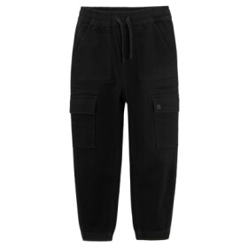 Kalhoty s kapsami -černé - 98 BLACK