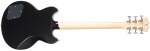D'Angelico Double Cutaway Solid Body Black Flake