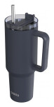 Nerezový termohrnek s brčkem Stream Black 1200ml