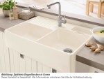 VILLEROY & BOCH - Keramický dřez Double-bowl sink Ebony modulový 895 x 630 x 220 bez excentru 632391S5