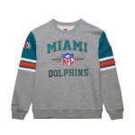 Mitchell & Ness Pánská mikina Miami Dolphins NFL All Over Crew 4.0 Velikost: L