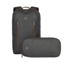 WENGER CityUpgrade 16 / Batoh na notebook / Rozměry 38 x 41 x 17 cm / 15 L / polyester / 0.8 kg / šedá (606489)