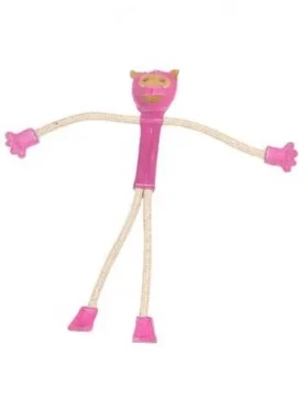 AnimALL Hračka Opice kůže s provazy barevná 48 cm (110296)