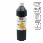 Prstová barva HAPPY INGREDIENTS, černá 750 ml