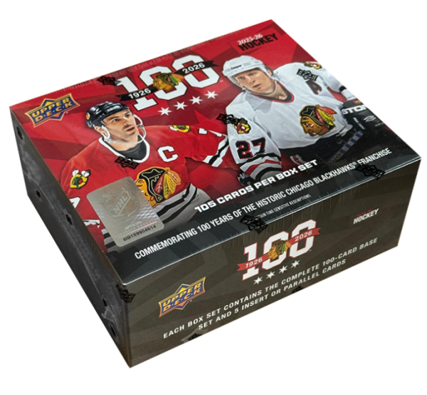 Hokejové Karty NHL 2025-26 Upper Deck Chicago Blackhawks Centennial Box Set