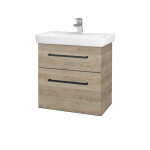 Dřevojas - Umyvadlová skříňka GO SZZ2 60 - D17 Colorado / Úchytka T06 / D17 Colorado 204839H