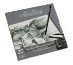 Cretacolor Cretacolor, 400 30, Black box set, sada uhlů pro kresbu, 20 ks