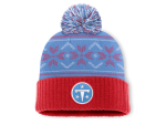 Fanatics Pánská zimní čepice Tennessee Titans NFL Snowday Cuffed Knit Hat with Pom