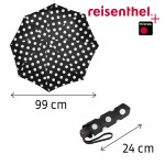 Deštník Reisenthel Umbrella Pocket Classic Dots white