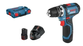 BOSCH GSR 12V-15 FC / Aku Vrtací šroubovák / 12V / 2x2.0Ah / 10mm sklíčidlo / 1300 ot-min / 30 Nm / L-Boxx (06019F6001)