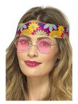 Brýle hippie oranžové kulaté 60. léta